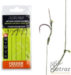 Nevis Feeder Csalitüskés Előkötött Horog Fonott Zsinórral - Méret: 10-es Method Feeder Hook
