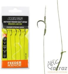 Nevis Csalitüskés Feeder Előkötött Horog Fonott Zsinórral - Méret: 8-as Method Feeder Előkötött Horog (8108-208)