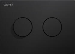 Laufen INEO Öblítő nyomólap `INEO GROOVE`, kettős öblítéshez, Matt feket H9001177160001 (H9001177160001)