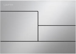 Laufen INEO Öblítő nyomólap `INEO SKYLINE`, kettős öblítéshez, Matt króm H9001180070001 (H9001180070001)