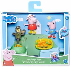Peppa Pig Set de joaca cu 2 figurine si accesorii, Peppa Pig, Garden Fun, F3767