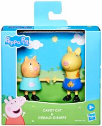 Peppa Pig Set 2 figurine Peppa Pig, Candy Cat si Gerald Giraffe, F9707 Figurina