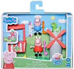 Peppa Pig Set de joaca cu 2 figurine si accesorii, Peppa Pig, Mini Golf, F4392 Figurina