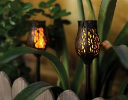 Strend Pro Lámpa Strend Pro Garden, tulipán, 12x LED, 8x8x53 cm, csomag. 2db