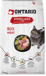 ONTARIO Cat Sterilised Lamb 2 x 6, 5 kg
