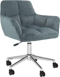  Irodai szék, szürke Velvet anyag/króm, HAGRID NEW - sprintbutor