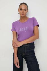 Liu Jo tricou femei, culoarea violet PPYH-TSD0R9_45X