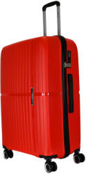 Benzi Bilbao piros 4 kerekű nagy bőrönd (BZ5754-L-piros)