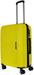 Benzi Bilbao sárga 4 kerekű közepes bőrönd (BZ5754-M-sarga)