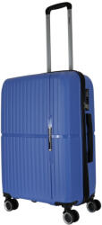 Benzi Bilbao kék 4 kerekű közepes bőrönd (BZ5754-M-kek)