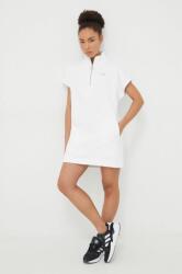 DKNY rochie culoarea alb, mini, oversize PPYH-SUD02W_00X