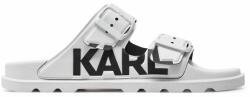 Karl Lagerfeld Szandál KARL LAGERFELD KL80978 White Rubber w/Black V10 38 Női