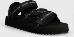 Armani Exchange sandale barbati, culoarea negru, XUP014 XV819 00002 PPYH-OBM0ZW_99X