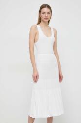 PINKO rochie culoarea alb, maxi, evazati PPYH-SUD09K_00X