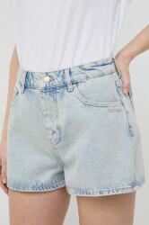 Armani Exchange pantaloni scurti jeans femei, neted, high waist PPYH-SJD0E8_55X
