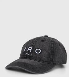 IRO baseball sapka szürke, sima - szürke Univerzális méret - answear - 32 990 Ft