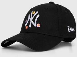 New Era pamut baseball sapka fekete, nyomott mintás, NEW YORK YANKEES - fekete Univerzális méret - answear - 12 990 Ft