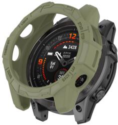  Husa TPU HALF pentru Garmin Fenix 7X / 7X Pro verde inchis
