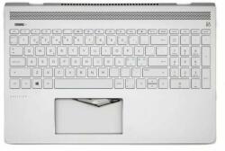 HP Pavilion 15-CK series L01929-DH1 burkolattal (topcase) norvég ezüst laptop/notebook billentyűzet gyári