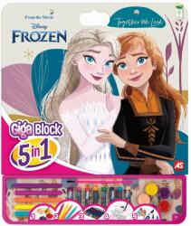 AS Frozen Set Pentru Desen Giga Block 5 In 1, AS 1023-62750 Carte de colorat