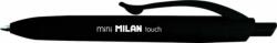 MILAN Golyóstoll 1 mm gumírozott test Milan P1 "Touch" Mini fekete (F01176200)