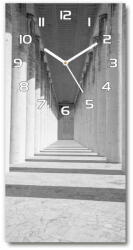 Wallmuralia. hu Négyszögletes fali üvegóra Folyosó 30x60 cm fehér