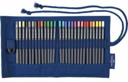 Faber-Castell Art and Graphic színes ceruza készlet 30db-os GOLDFABER tekerecses tolltartóban (114752)