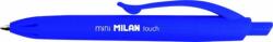 MILAN Golyóstoll 1 mm gumírozott test Milan P1 "Touch" Mini kék (F01176100)