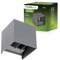 Lumileds LED kerti fali lámpa G9, felfelé állítható, alul grafit PYXIS LUMILED (LUMOGR1110)