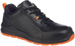 Portwest FC09 - Compositelite perforált védőcipő S1P, fekete/narancs (FC09BKO41)