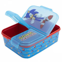 Stor Sonic uzsonnás doboz 3 rekeszes BPA mentes (40520)