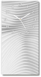  Wallmuralia. hu Függőleges üvegóra Absztrakt vonalak 30x60 cm fehér