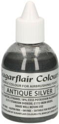 Sugarflair Colours airbrush festék, antik ezüst, 60ml