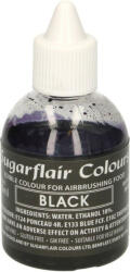 Sugarflair Colours airbrush festék, fekete, 60ml