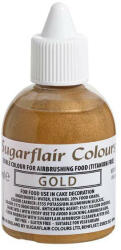 Sugarflair Colours airbrush festék, arany, 60ml