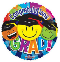 Kaleidoscope Ballagási lufi 18" 45cm Congratulations Grad (LUFI410136)