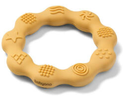 BabyOno rágóka - RING szilikon gyűrű sárga 825/01 (CMT69033019)