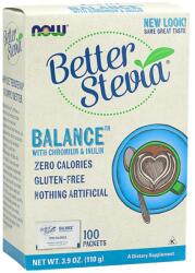 NOW Better Stevia® Balance | with Chromium & Inulin [100 Пакета]