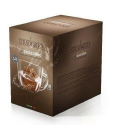 Stradiotto extra sűrű olasz epres forró csokoládé 1 karton (25gx15db) (CIOK-CI491475)