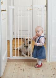Baby Dan Premier PetGate Magas ajtórács, kutyarács fehér/fekete (73 - 80 cm, bővíthető) (BD50914-2490-1-10)