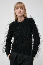 Michael Kors gyapjúkeverék pulóver női, fekete - fekete XS
