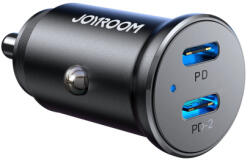 JOYROOM JR-CCN06 autoincarcator 2x USB-C 30W, negru