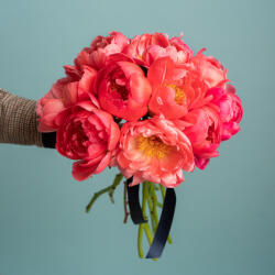 ImodFlowers Buchet Personalizat cu Bujori Corai