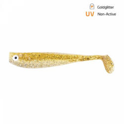 ZECK Shad Zeck ZANDER Gummi 9cm Goldglitter 3buc