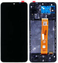 Rmore LCD kijelző érintőpanellel (előlapi keret nélkül) Samsung Galaxy A12 fekete - bluedigital - 10 900 Ft