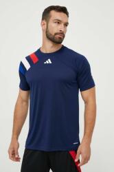 adidas Performance edzős póló Fortore 23 sötétkék, mintás - sötétkék M