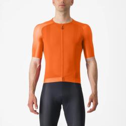 Castelli - tricou ciclism cu maneca scurta pentru barbati Aero Race 7.0 - portocaliu briliant (CAS-4524005-034)
