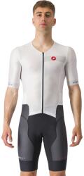 Castelli - costum trisuit triatlon pentru barbati, maneca scurta Free Sanremo SS Suit - negru alb (CAS-8620092-001)