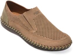 RIEKER Pantofi casual RIEKER maro, B2464, din piele naturala 41
