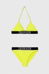 Calvin Klein kétrészes gyerek fürdőruha zöld - sárga 164-176 - answear - 21 990 Ft